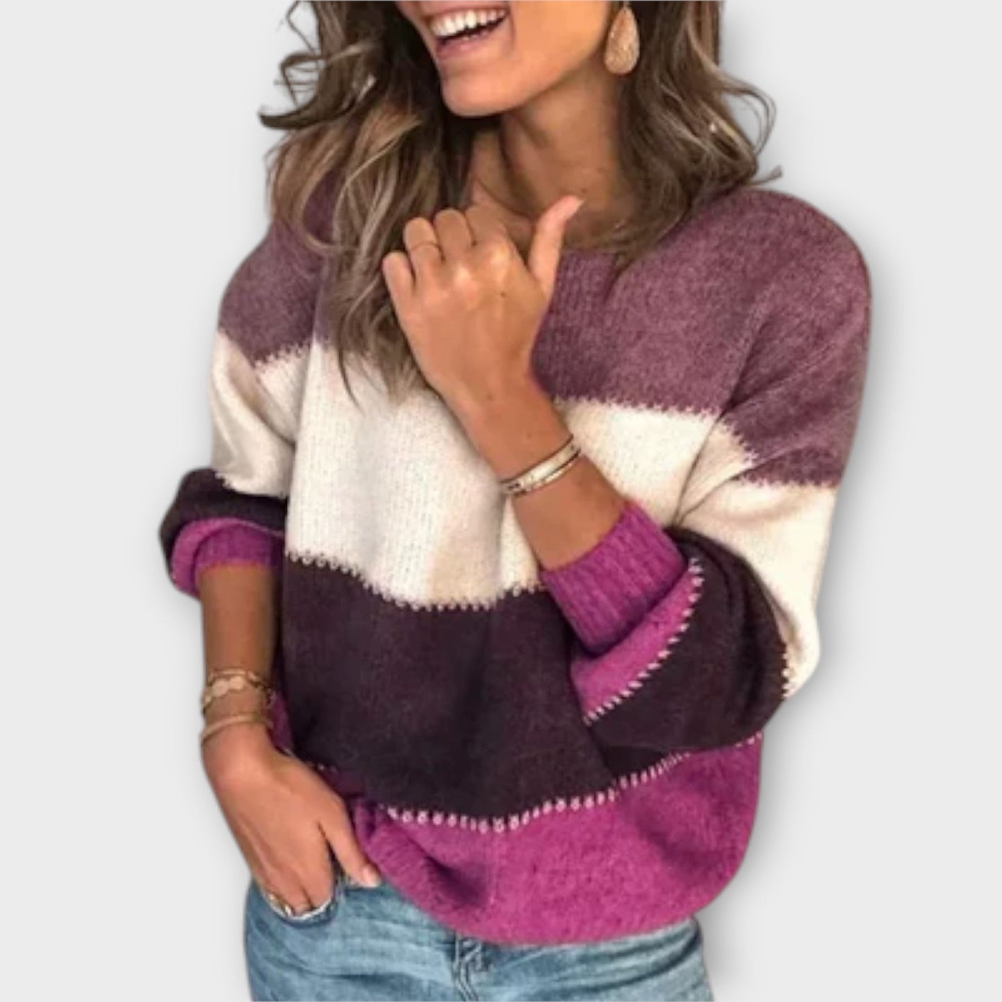 Elisa | Cozy Retro Knit Sweater