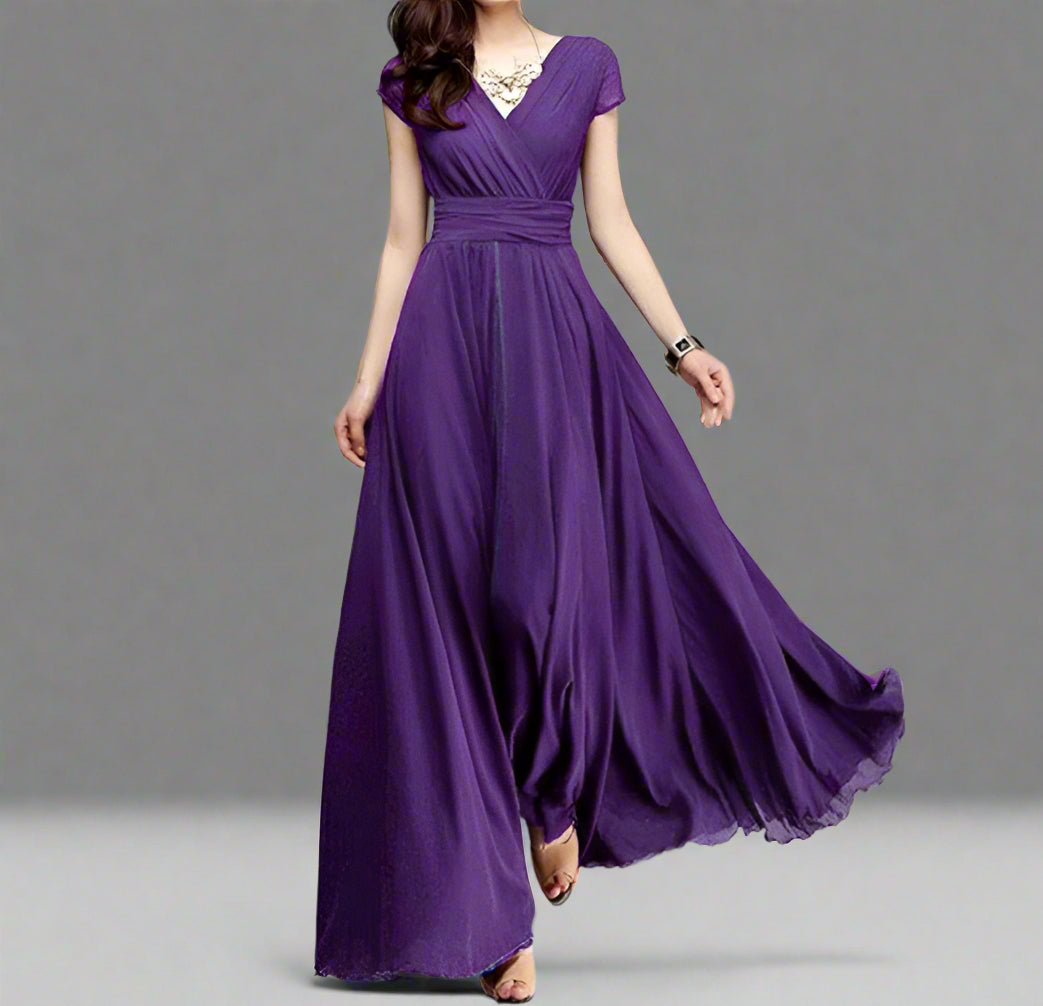 Karmilda | Elegant Chiffon Evening Dress for Women