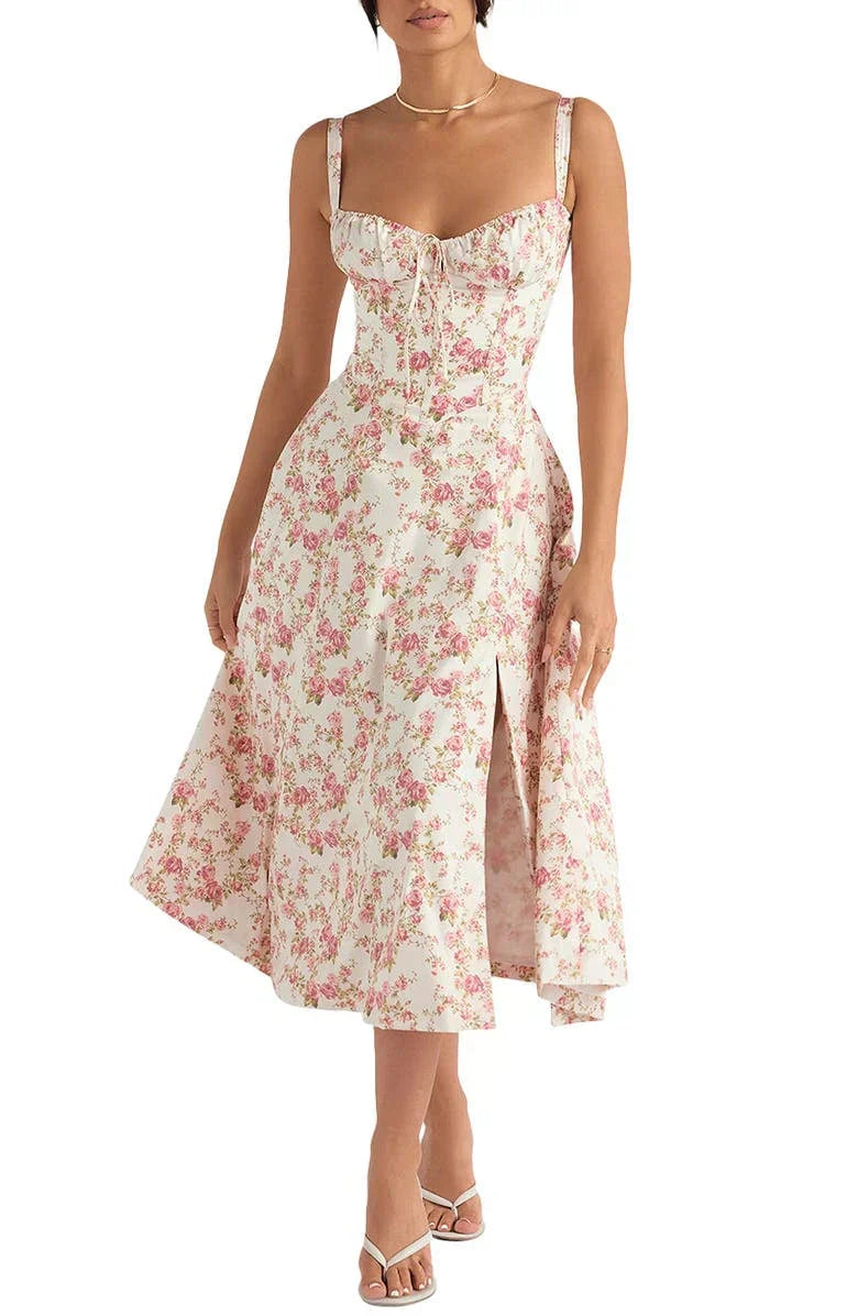 Rosea Sleeveless Midi Dress
