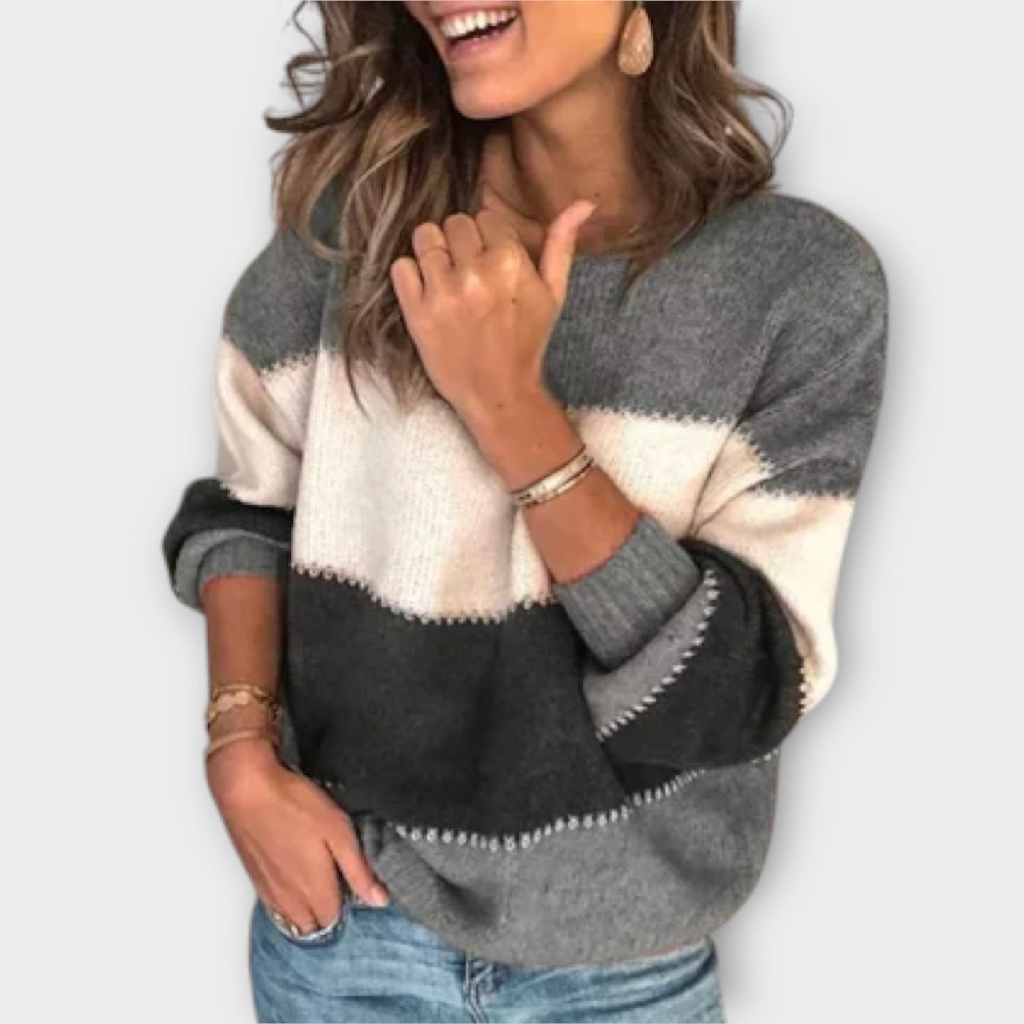 Elisa | Cozy Retro Knit Sweater