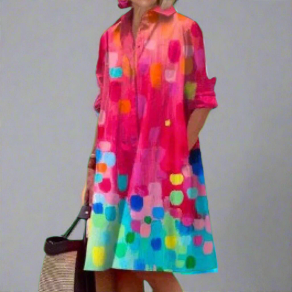 Christiana | Elegant Long Sleeve Dress with Pocket