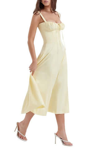 Rosea Sleeveless Midi Dress