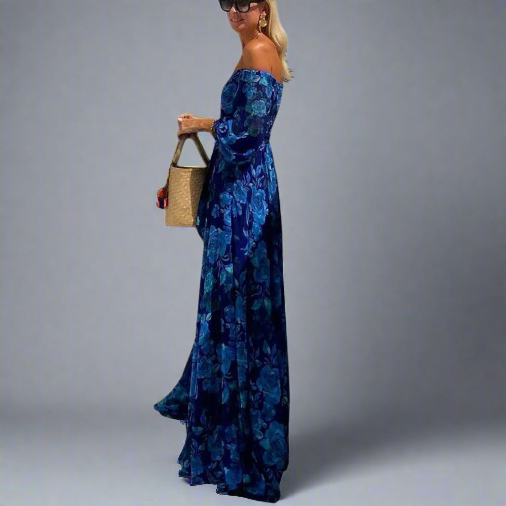 Annemarie | Premium Long Floral Dress for Elegance and Comfort