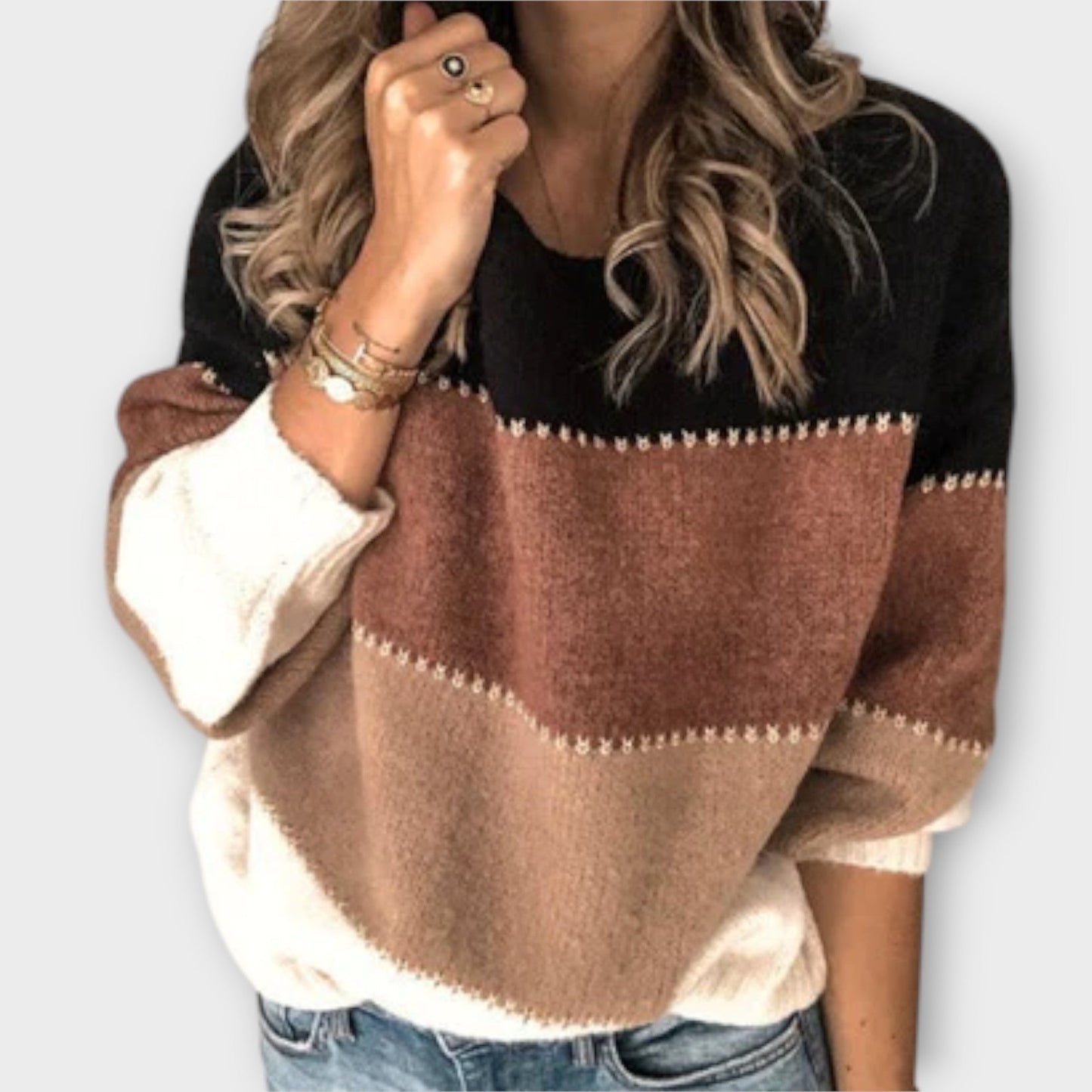 Elisa | Cozy Retro Knit Sweater