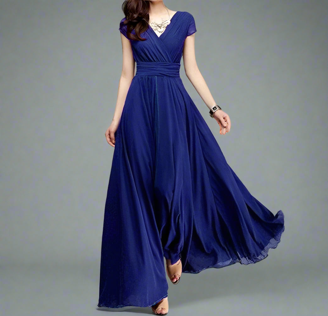 Karmilda | Elegant Chiffon Evening Dress for Women