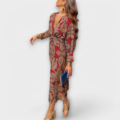 Oriana – Elegant Long-Sleeve Dress