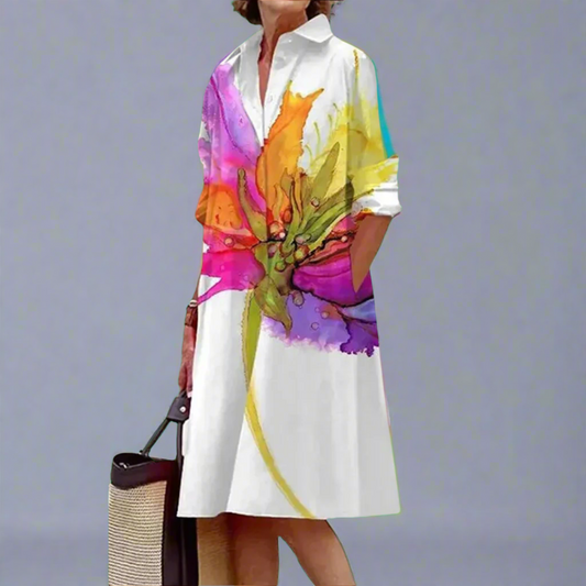 Doris | Premium Midi Dress for Summer Comfort