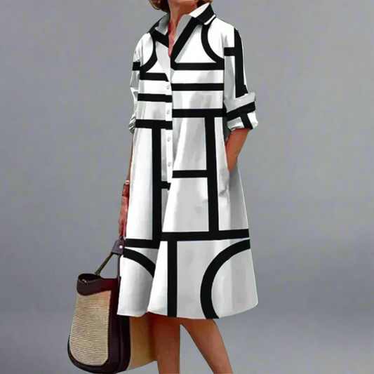 Brigitte | Premium Midi Dress for Elegant Comfort