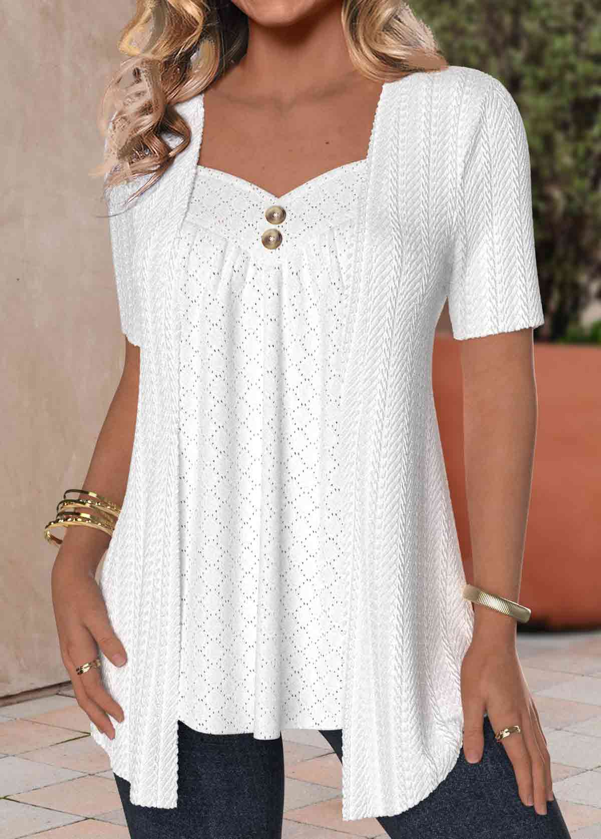 Veron | Modern Floral Top