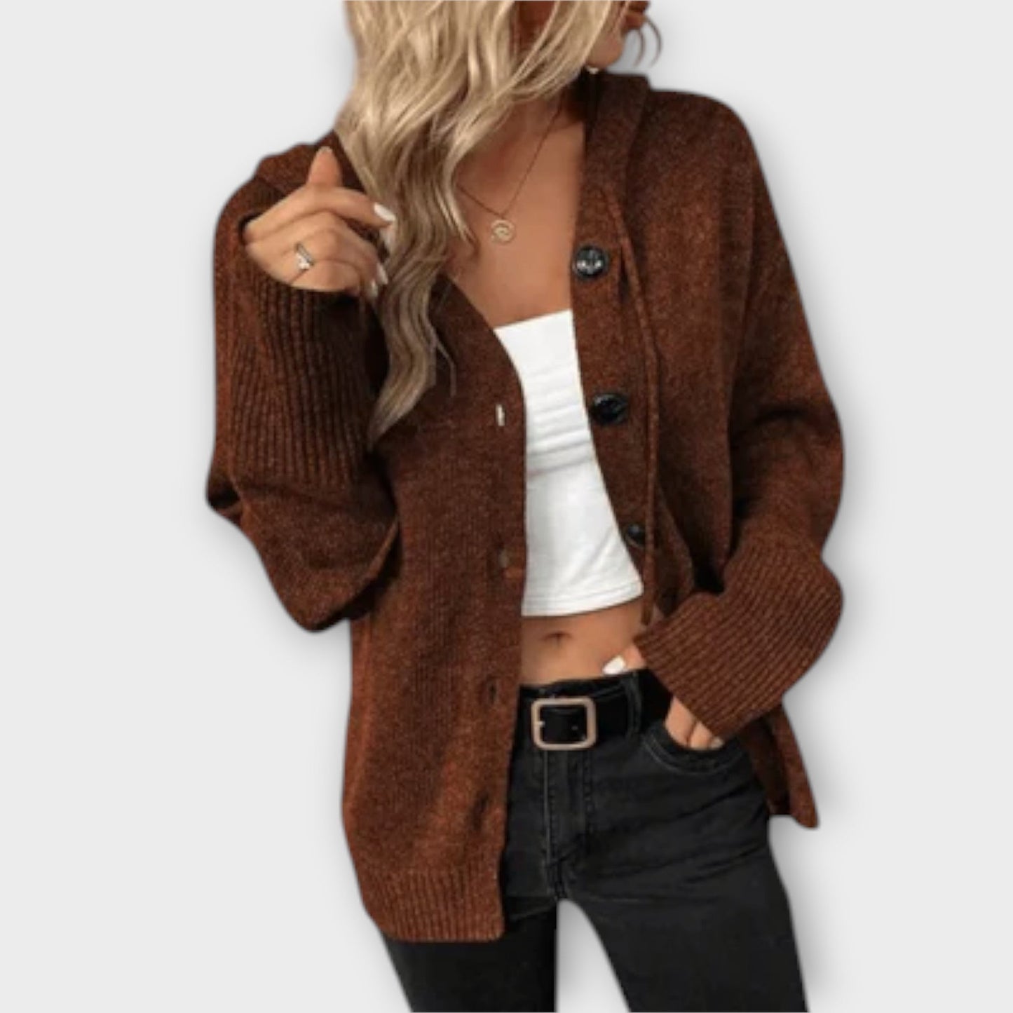 Brittan | Knitted Cardigan with Buttons