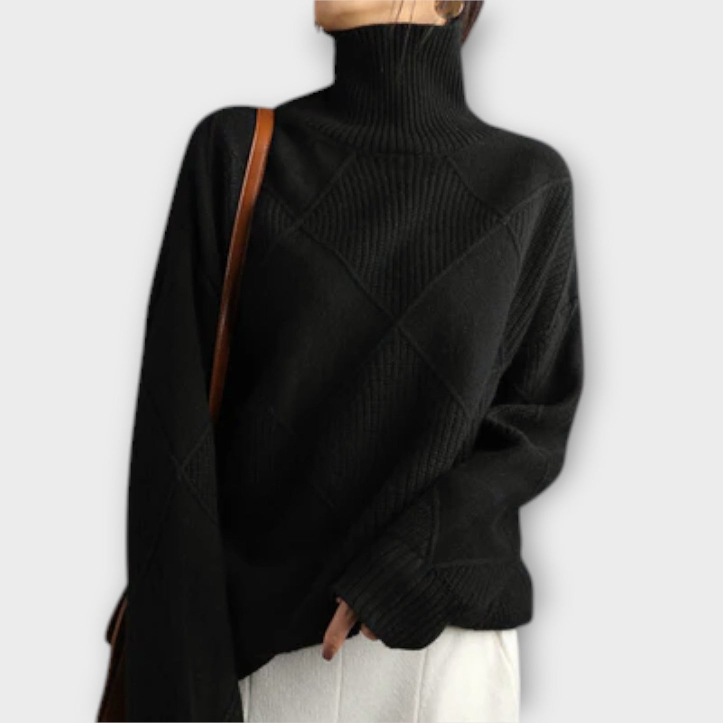 Melanie – Cozy Cashmere Turtleneck Sweater