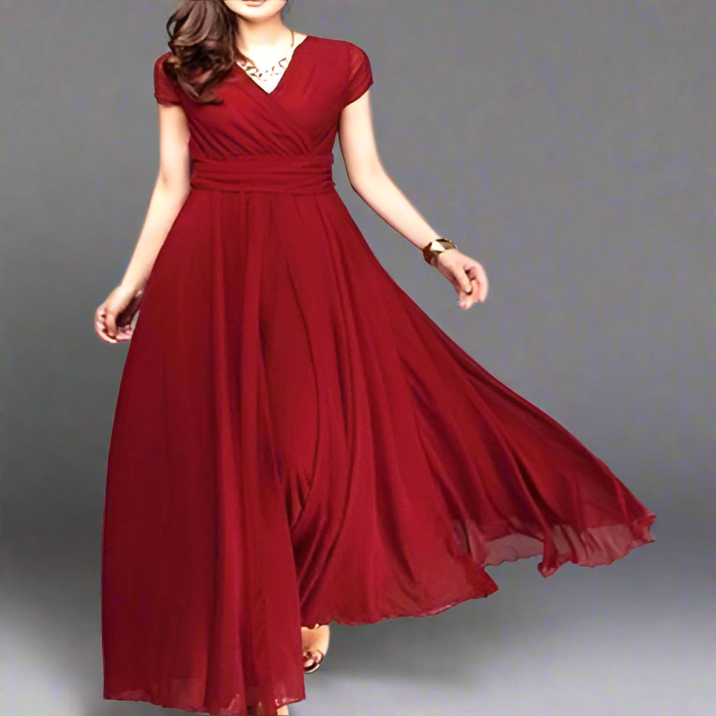 Karmilda | Elegant Chiffon Evening Dress for Women