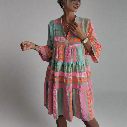 Britta | Summer Dress Made of Cotton-Linen