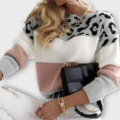 Cheyenne | Casual Leopard Print Sweater
