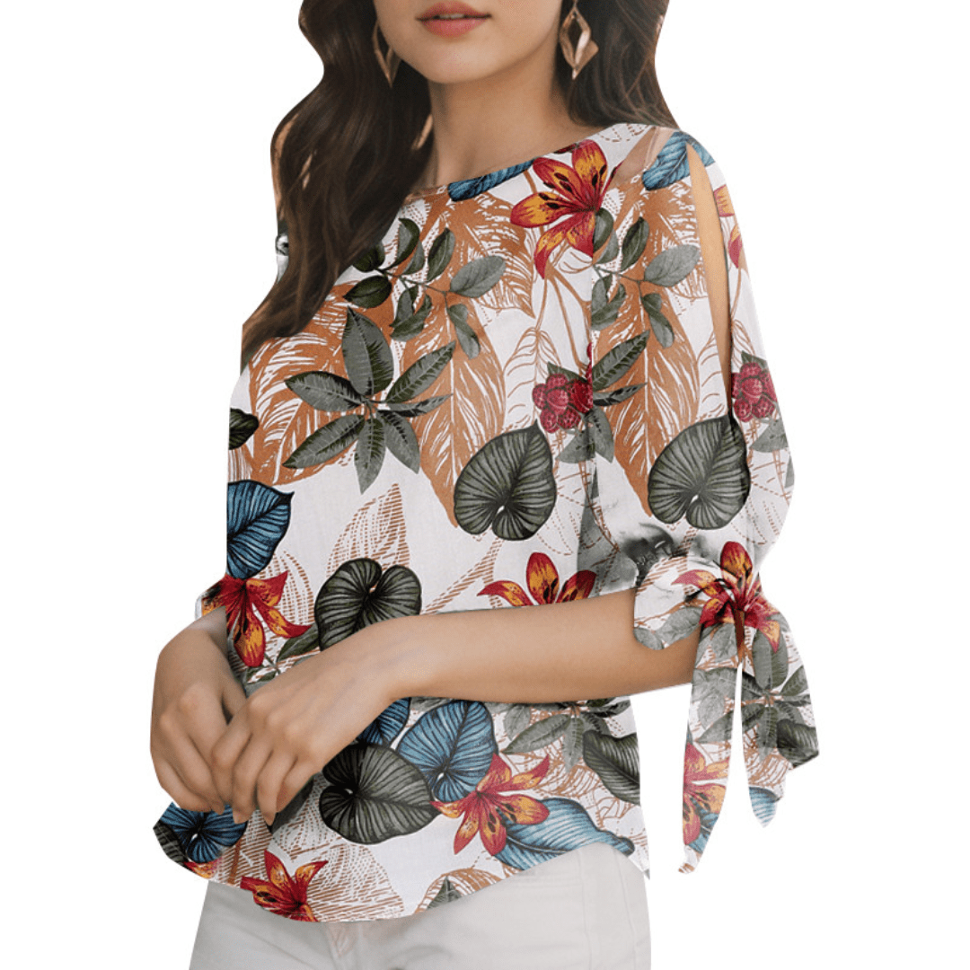Floral - Beige / XXL