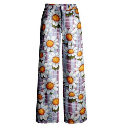 Women's Vintage Jeans Flares Loose Party