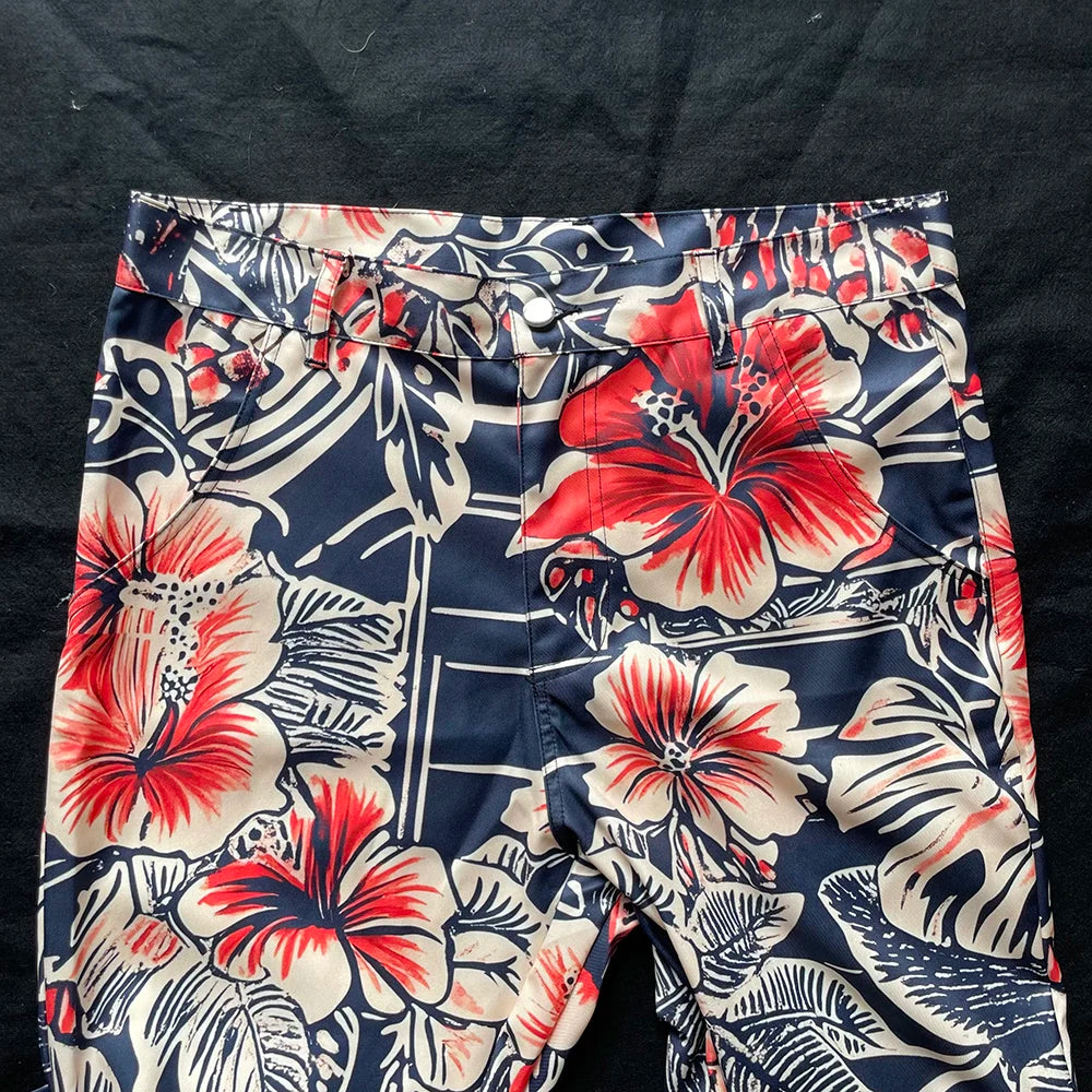 Women's Vintage Jeans Flares Loose Party