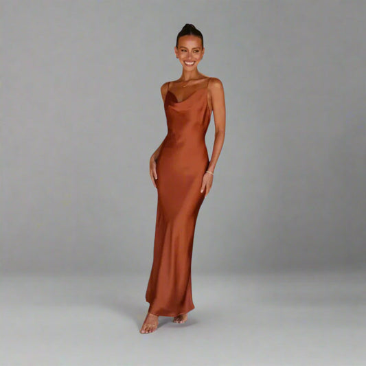 Claudia | Elegant Satin Dress for Special Moments