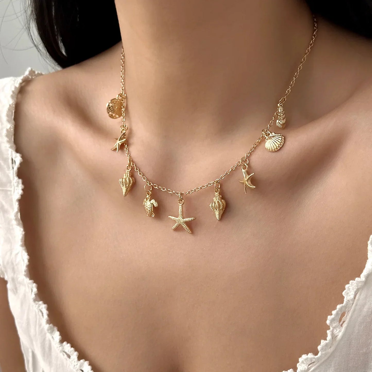 Isla | Ocean Charm Necklace