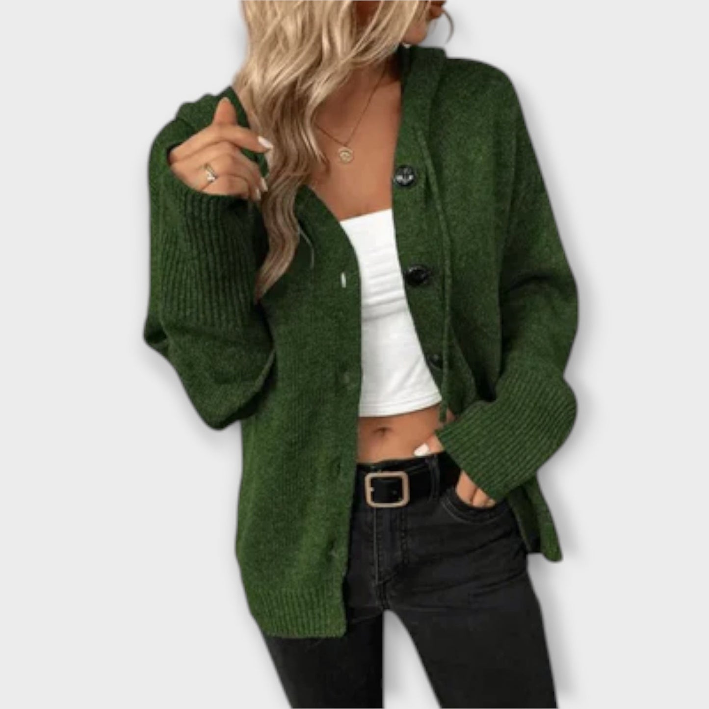 Brittan | Knitted Cardigan with Buttons