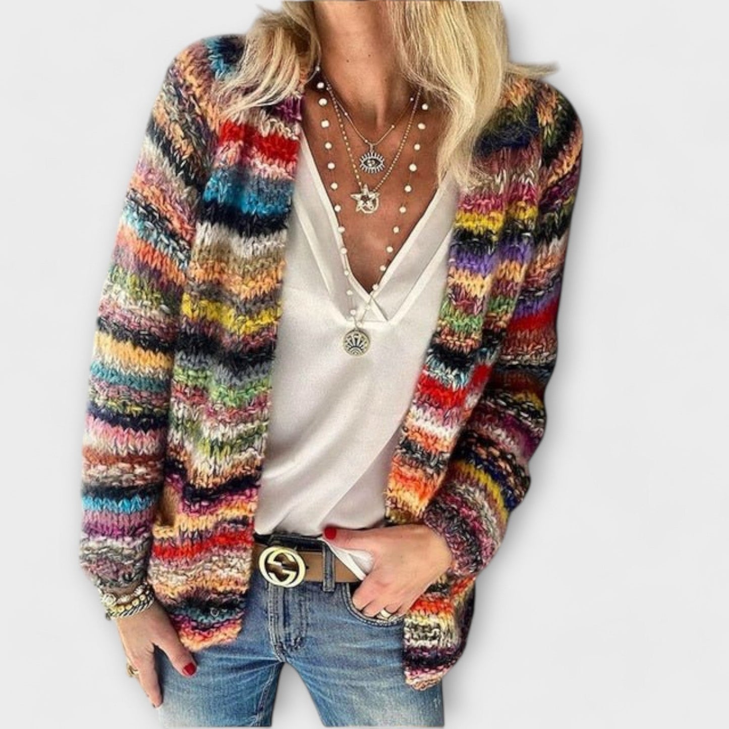 Birgitte – Vibrant & Cozy Cardigan
