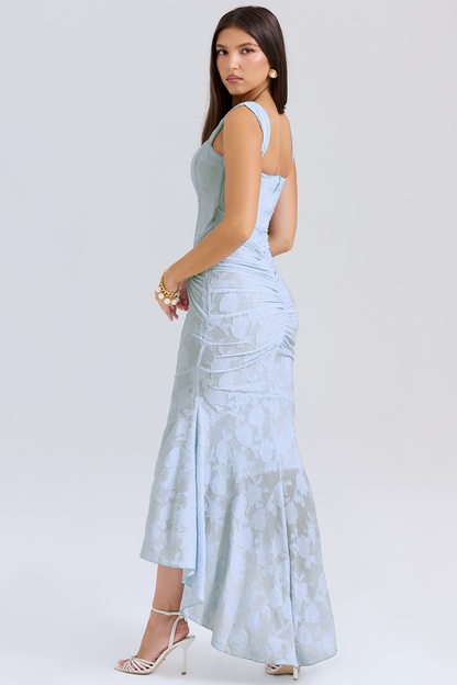 Dove - Elegant Slim Cut Lace Maxi Dress