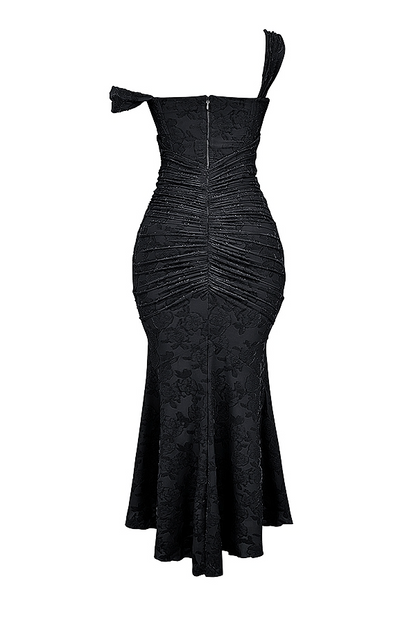 Dove - Elegant Slim Cut Lace Maxi Dress